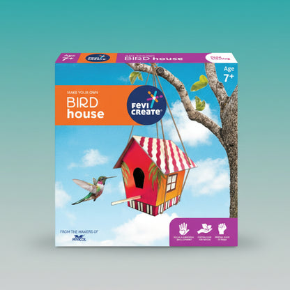 FEVI CREATE MAKE YOUR OWN Bird house 7+ by Gifthubmart