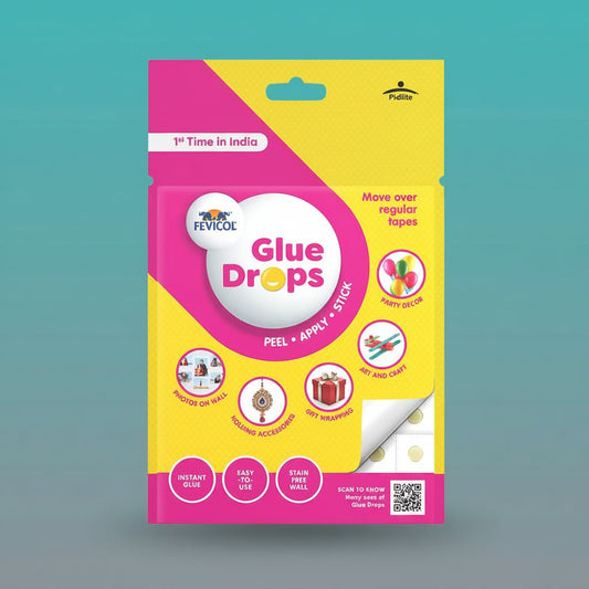 Fevicol Glue Drops 3 sheets of 32 Glue Drops Per Sheet by Gifthubmart
