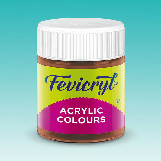 Fevicryl Acrylic Colour Burnt Sienna 01 by Gifthubmart
