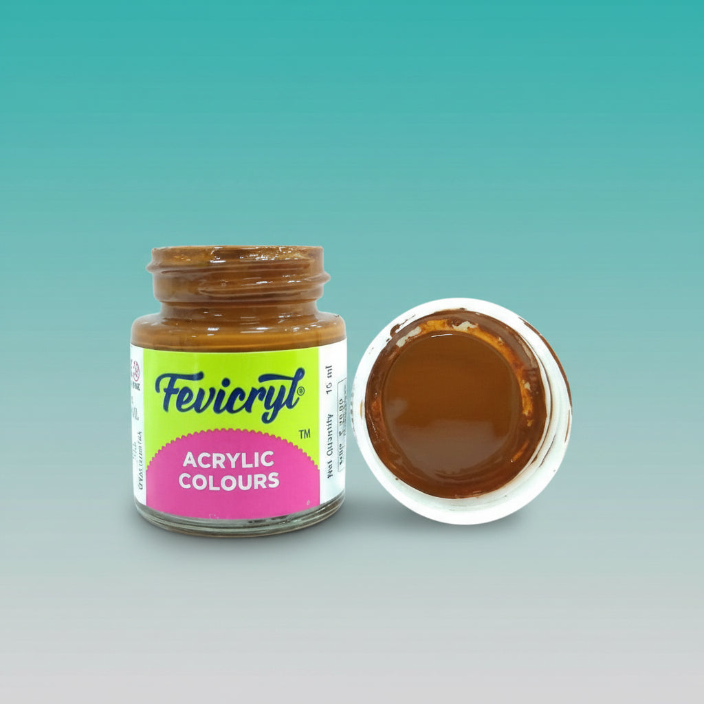 Fevicryl Acrylic Colour Burnt Sienna 01 by Gifthubmart