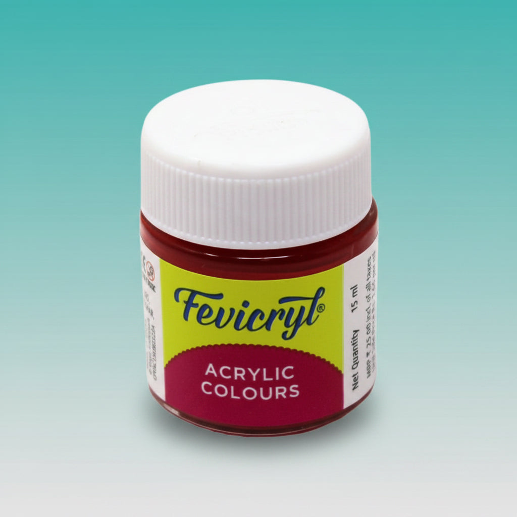 Fevicryl Acrylic Colour Coral Red 66 by Gifthubmart