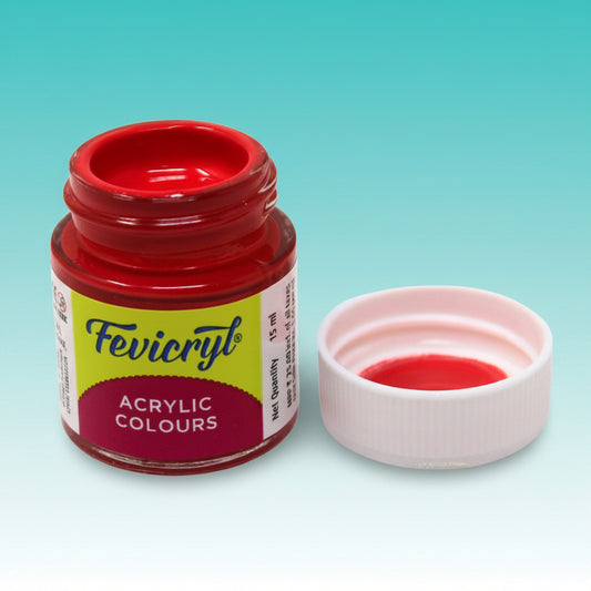 Fevicryl Acrylic Colour Coral Red 66 by Gifthubmart