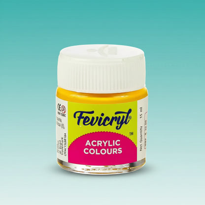 Fevicryl Acrylic Colour Golden Yellow 09 by Gifthubmart
