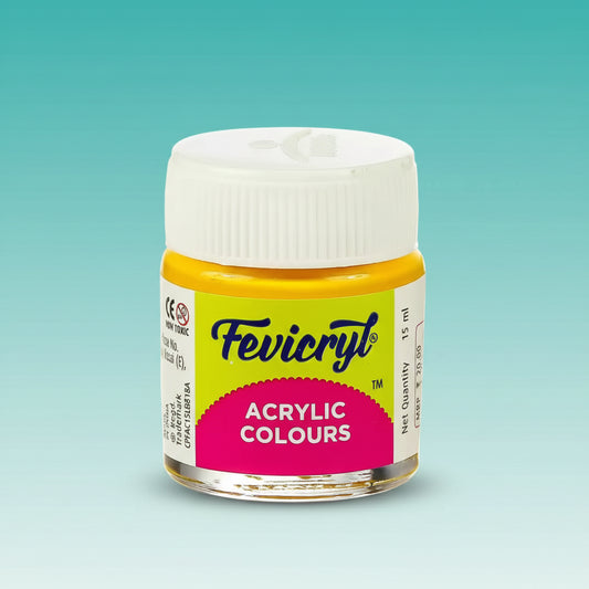 Fevicryl Acrylic Colour Golden Yellow 09 by Gifthubmart