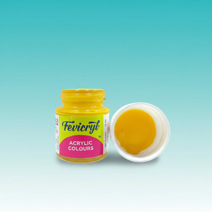 Fevicryl Acrylic Colour Golden Yellow 09 by Gifthubmart