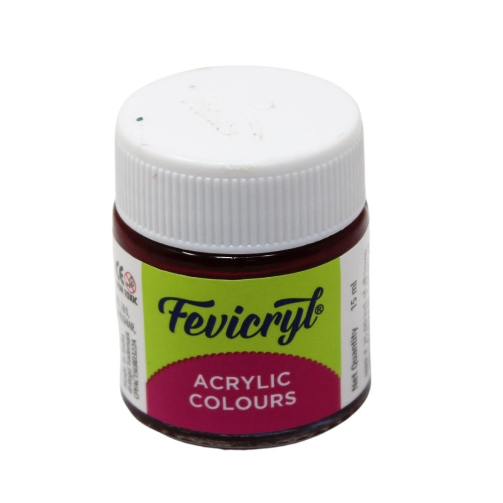 Fevicryl Acrylic Colour Maroon 14 by Gifthubmart