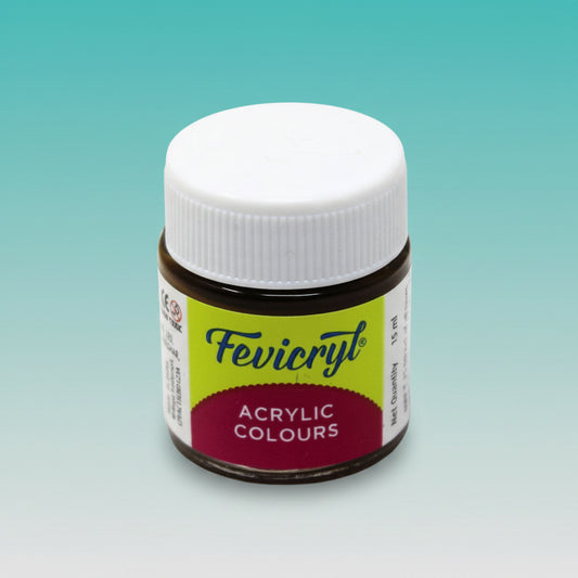 Fevicryl Acrylic Colours 15 ml (Dark Brown 05) by Gifthubmart