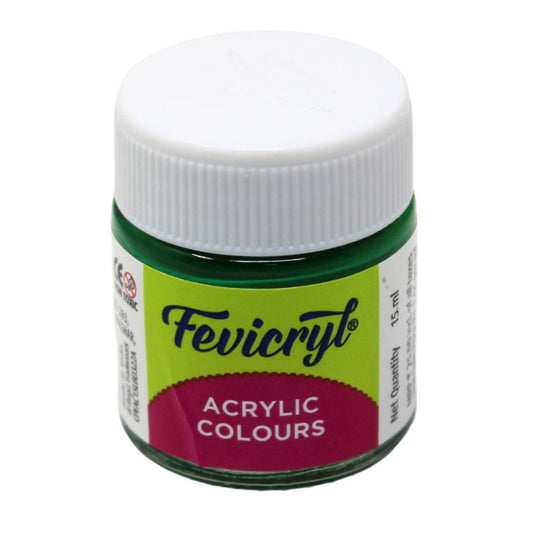 Fevicryl Acrylic Colours 15 ml (Light Green 12) by Gifthubmart