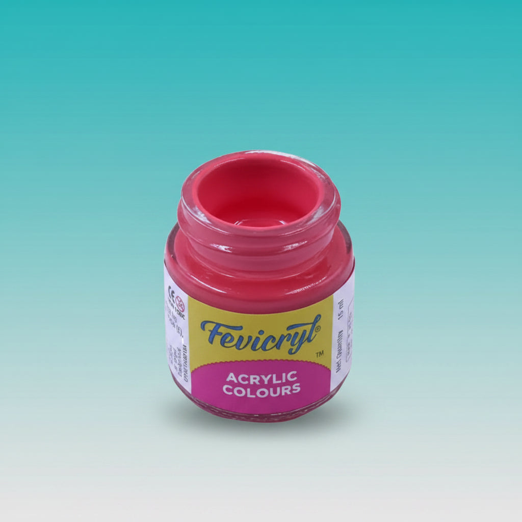 Fevicryl Acrylic Colours 15 ml (Pink 18) by Gifthubmart
