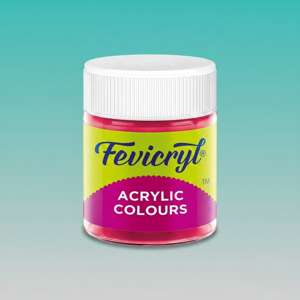 Fevicryl Acrylic Colours 15 ml (Pink 18) by Gifthubmart