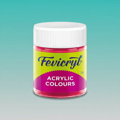 Fevicryl Acrylic Colours 15 ml (Pink 18) by Gifthubmart