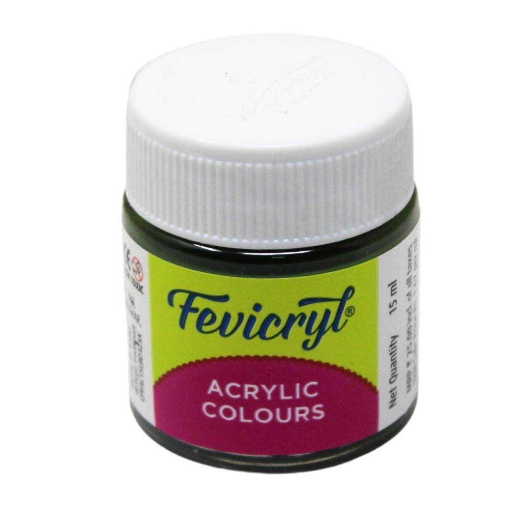 Fevicryl Acrylic Colours 15 ml (Sap Green 21) by Gifthubmart