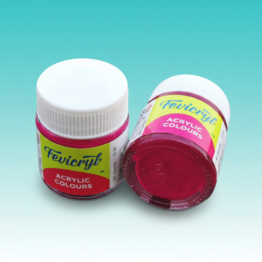 Fevicryl Acrylic Colours 15ml (Deep Brilliant Purple 64) by Gifthubmart