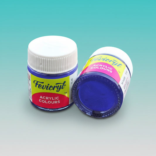 Fevicryl Acrylic Colours 15ml (Violet 25) by Gifthubmart