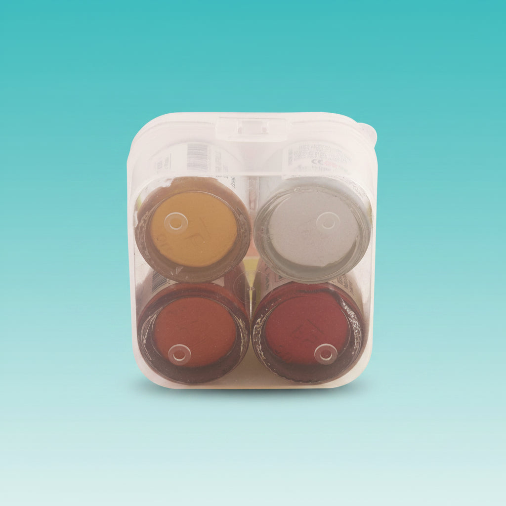 Fevicryl Acrylic Pearl Metallic Colours 4 Shades 40 ml by Gifthubmart