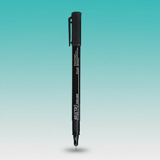 Fineliner Pen 0.1 Black Brustro Technical Pen by Gifthubmart