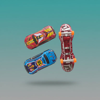 Finger Skate Board & 2 Car by Gift Hub Mart