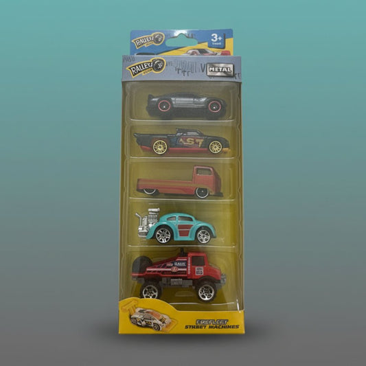 Fire Fleet Car Pack of 5 by Gifthubmart
