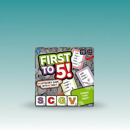 First to 5 Skillmatics 8+ by Gift Hub Mart