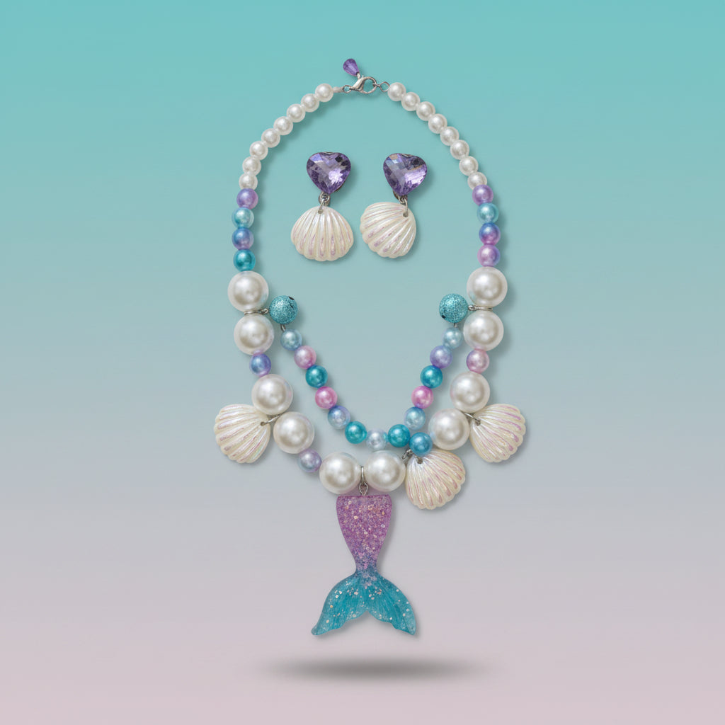 Fish Tail Necklace Set by Gifthubmart
