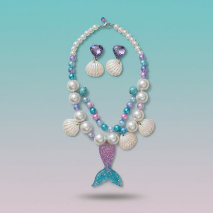 Fish Tail Necklace Set by Gifthubmart