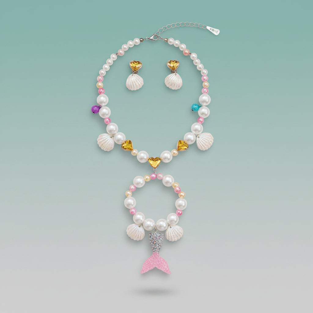 Fish Tail Necklace Set by Gifthubmart