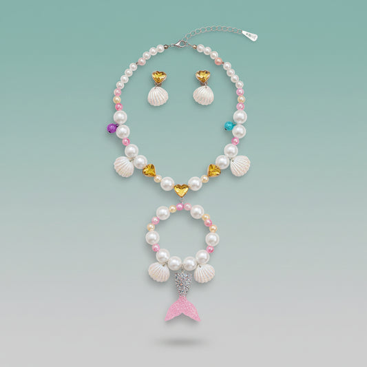 Fish Tail Necklace Set by Gifthubmart