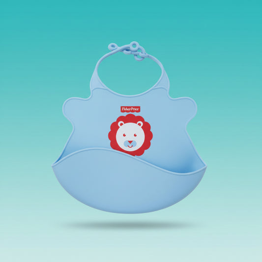 Fisher Price Silicon Baby Bib 4+ months - Gift Hub Mart
