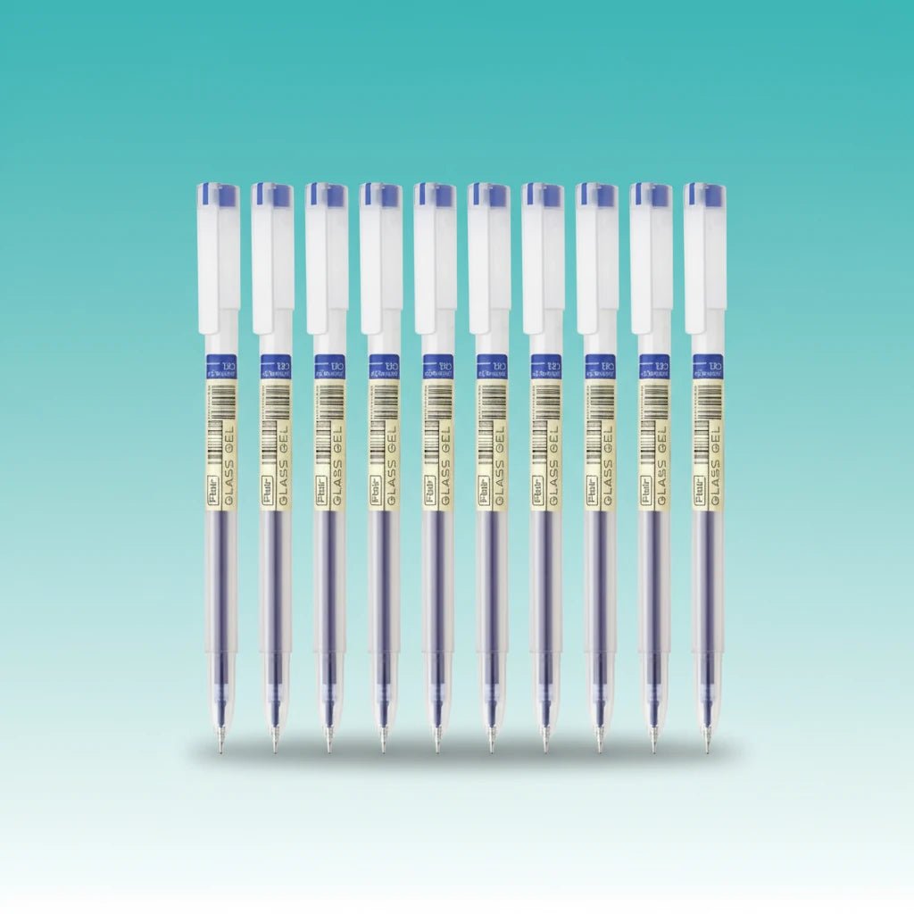 Flair Glass Gel Pen Blue by Gift Hub Mart