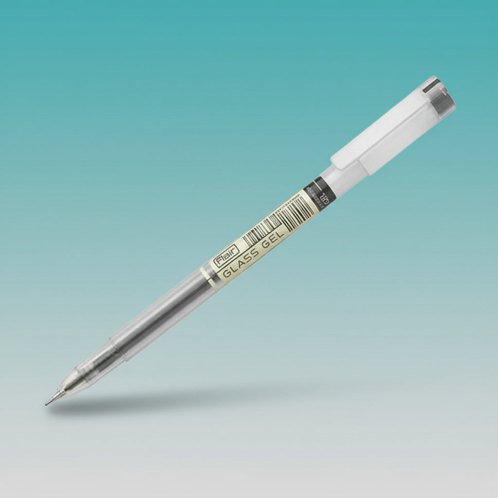 Flair Glass Gel Pen Green by Gift Hub Mart