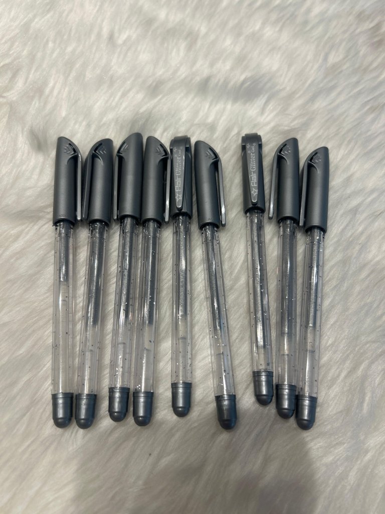 Flair Glitter Pen- Silver by Gifthubmart