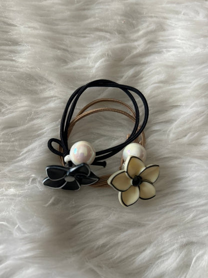 Floral Elastic RubberBand pack of 2 by Gift Hub Mart