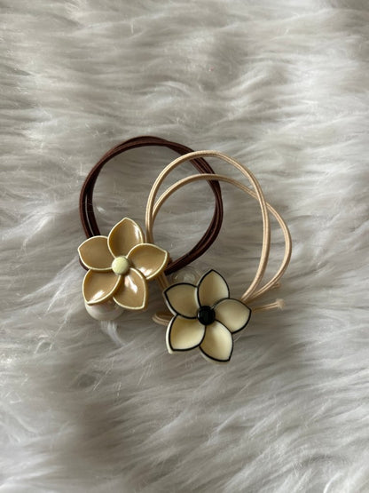 Floral Elastic RubberBand pack of 2 by Gift Hub Mart