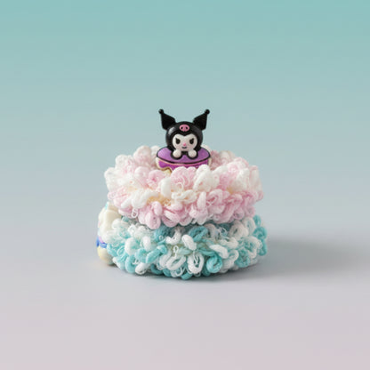 Fluffy Schruncies with Sanrio pack of 2 by Gift Hub Mart