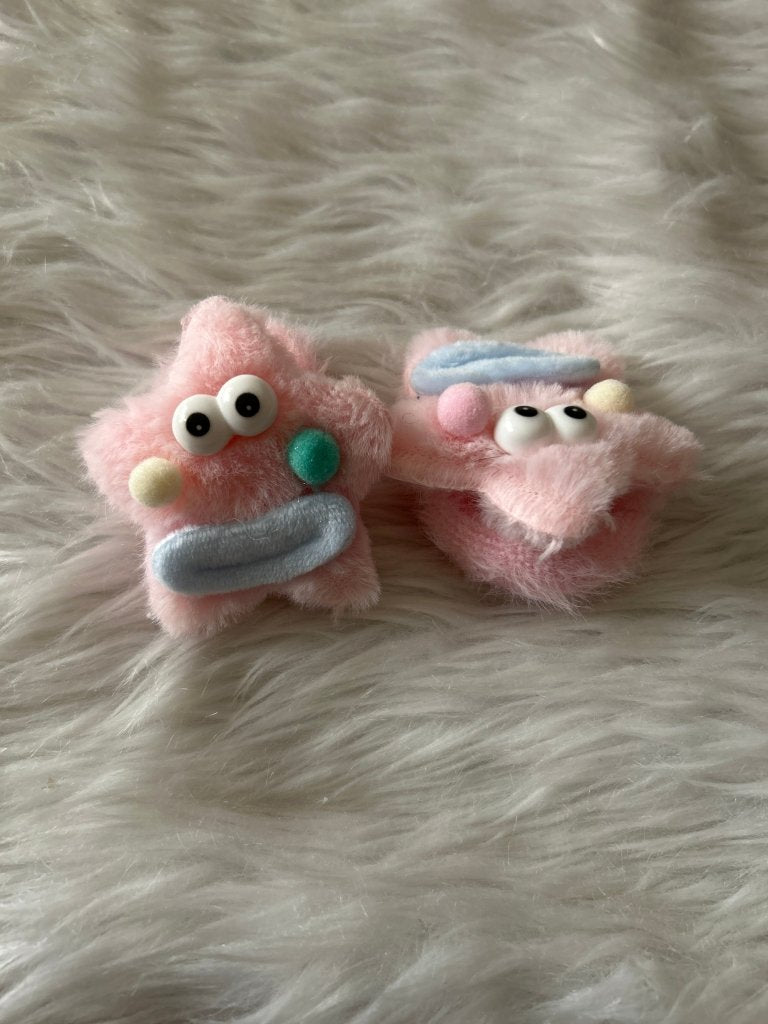Fluffy Star Rubber Band pack of 2 by Gift Hub Mart