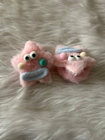 Fluffy Star Rubber Band pack of 2 by Gift Hub Mart