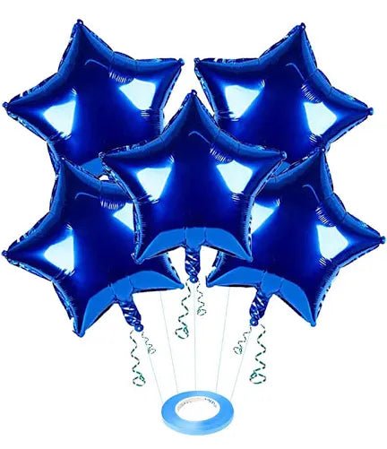 Foil Balloon Blue Star by Gift Hub Mart