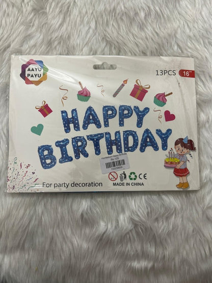 Foil Balloon Happy Birthday by Gifthubmart