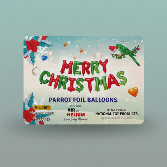 Foil Balloon- Merry Christmas by Gift Hub Mart