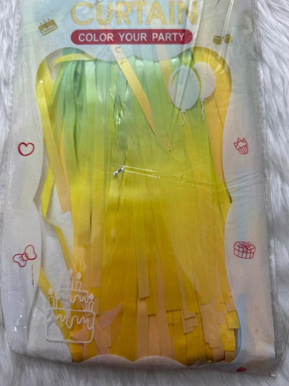 Foil Curtain Multicolour by Gifthubmart