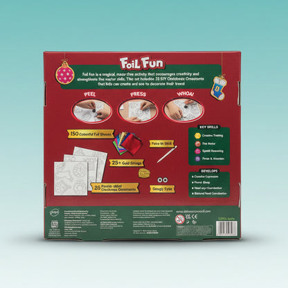 Foil Fun Christmas Ornaments Skillmatics DIY 4+ by Gift Hub Mart