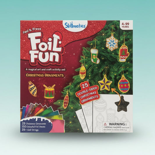 Foil Fun Christmas Ornaments Skillmatics DIY 4+ by Gift Hub Mart