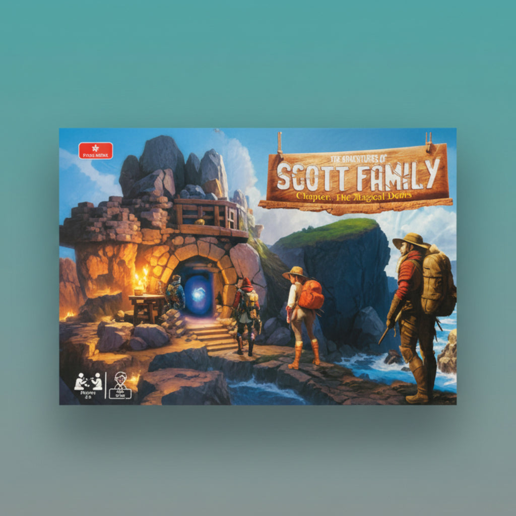FOLKS WORKS The Adventures of Scott Family 9+ by Gifthubmart