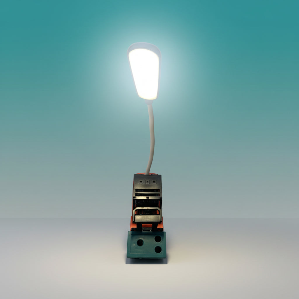 Forklift Pen Stand Lamp With Sharpener by Gift Hub Mart