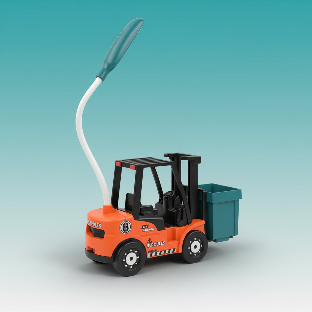 Forklift Pen Stand Lamp With Sharpener by Gift Hub Mart