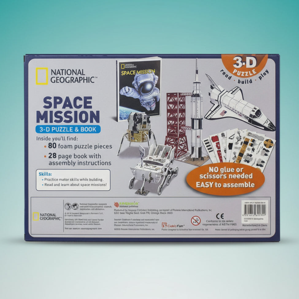 Frank National Geographic Space Mission 3D Puzzle by Gifthubmart