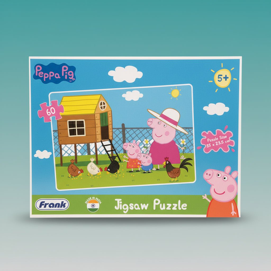 Frank Peppa Pig 60 Pcs Jigsaw Puzzle by Gifthubmart