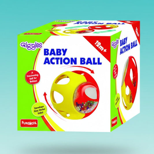 Funskool Baby Action Ball 12m + by Gifthubmart