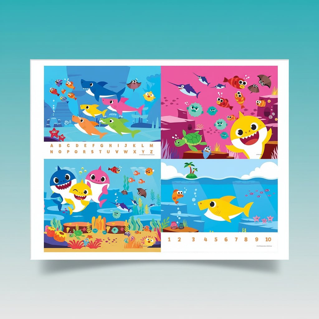 Funskool Baby Shark Puzzle 4 in 1 by Gifthubmart