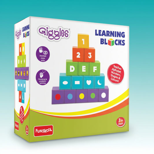 Funskool Giggles Learning Blocks 3+ by Gifthubmart